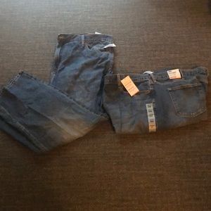 2 pairs old navy jeans